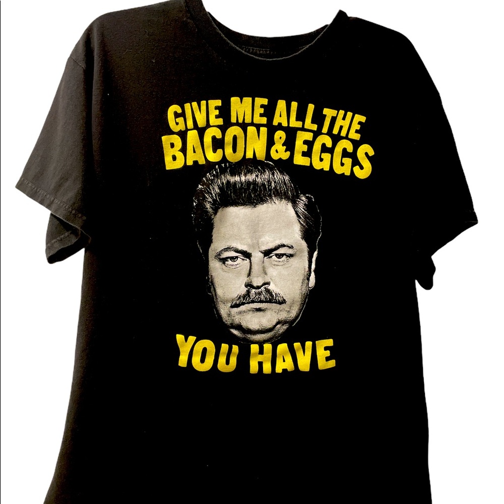 Parks and Rec Ron Swanson Bacon and Eggs  Large